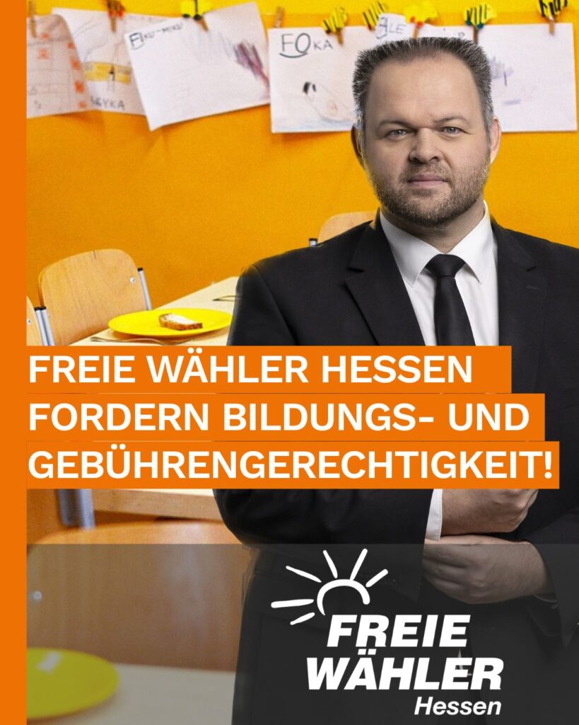 Gebührenfreie Krippen und Kitas sowie Aufwertung der Erzieherinnen und Erzieher – FREIE WÄHLER Hessen fordern Bildungs- und Gebührengerechtigkeit